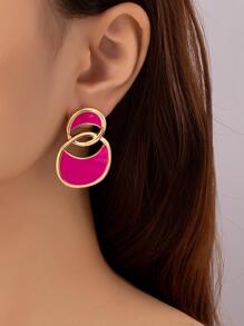 Geometric Drop Earrings