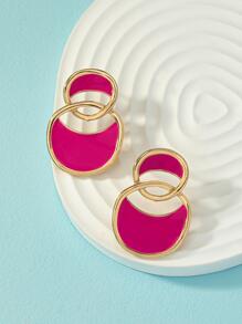 Geometric Drop Earrings