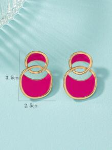 Geometric Drop Earrings