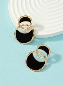 Geometric Drop Earrings