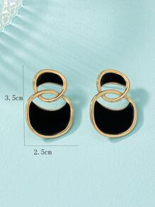 Geometric Drop Earrings