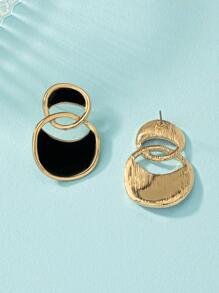 Geometric Drop Earrings