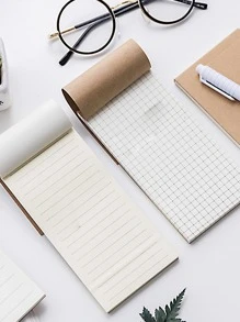 1入組極簡便簽簿 - 卡其色 - 查看 2