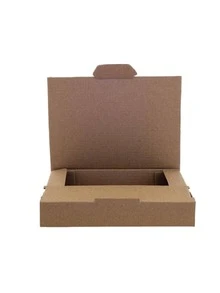 25 Cajitas Cartón 15x11x3 Armable Envío regalos, envoltura, embalaje - Camel - Ver 2