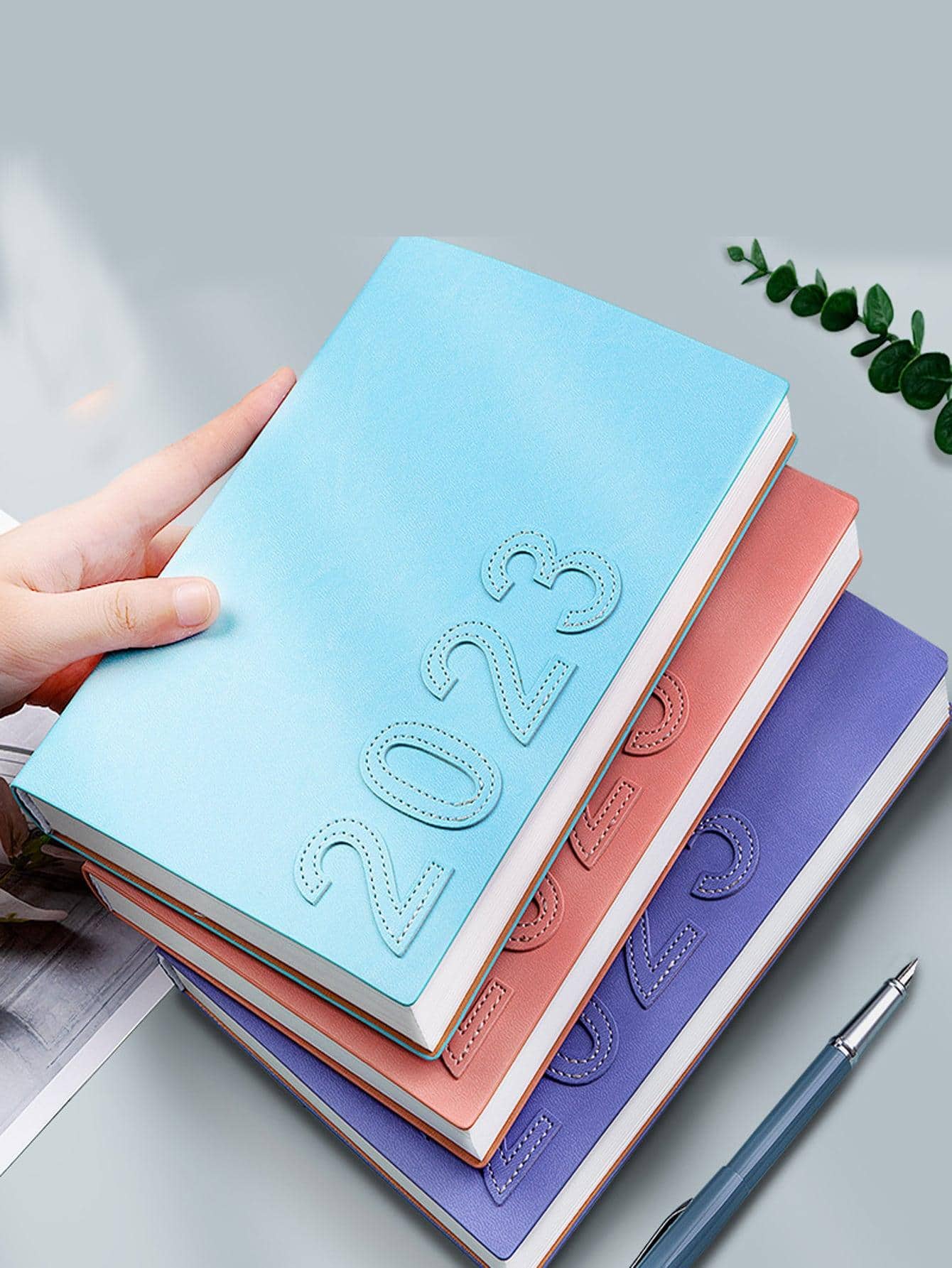 1pc Letter Graphic Random Xoắn ốc Notebook - Nhiều màu - Xem 1