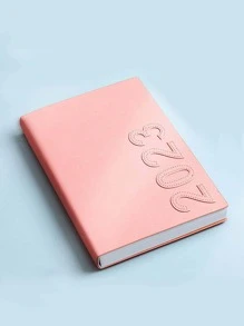 1pc Letter Graphic Random Xoắn ốc Notebook - Nhiều màu - Xem 2