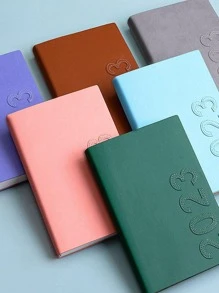 1pc Letter Graphic Random Xoắn ốc Notebook - Nhiều màu - Xem 3