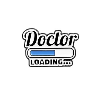 Letter Graphic Decor Brooch