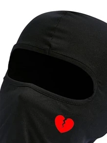 Men Heart Pattern Balaclava Cap For Outdoor - Multicolor - View 2