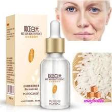 Suero de extracto de arroz, esencia facial, ácido hialurónico antiarrugas, colágeno antienvejecimiento, blanqueamiento, hidratante para el cuidado de la piel facial , Suero Hialurónico Esencia de Suero Facial, Suero Facial de Arroz para Aclarar la Piel Suero Facial Hidratante, Cuidado de la Piel con Arroz Blanco para la Piel Nutritiva Diaria 30 Ml - transparente - Ver 1
