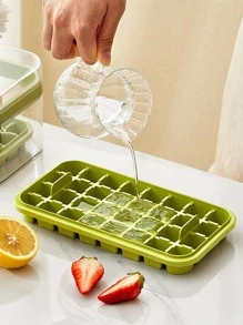 1 pieza Cubitera 24 hoyos unicolor - Verde - Ver 5