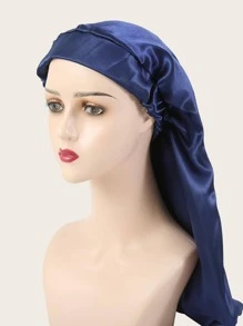 غطاء شعر ساتان طويل للنساء قطعة واحدة، مرن ويحمي الشعر أثناء النوم، واسع وفضفاض يناسب الشعر الطبيعي والمجعد، مناسب للنوم طوال الليل