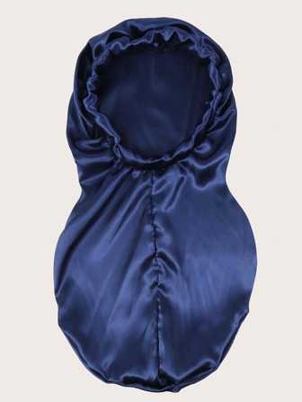 1pc Silky Satin Long Tail Bonnet For Women, Elastic And Protecting Hair During Sleep, Wide And Loose To Fit Natural And Curly Hair, Suitable For Overnight Sleeping