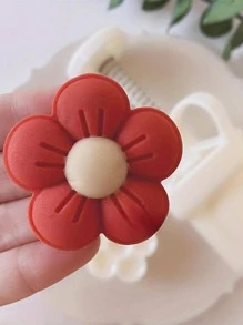 2入組花朵設計餅乾壓模