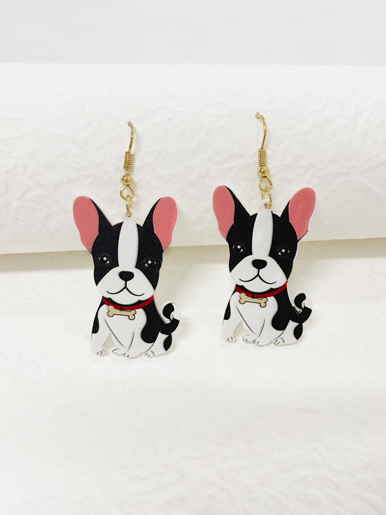 1 đôi bông tai hình chú chó dễ thương cho phụ nữ để làm quà tặng hẹn hò - Nhiều màu - Xem 1