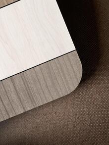 1入組幾何樣式地毯 - 黑與白 - 查看 8