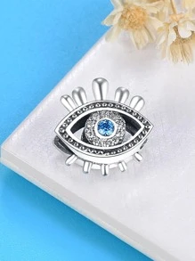 HuooNew 方晶鋯石眼睛DIY珠子 - 銀色 - 查看 2