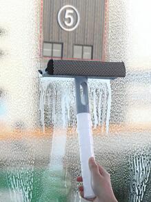 1pc PP Cleaning Scraper, Modern Long Handle Window Cleaning Brush For Home - Blue - View 1