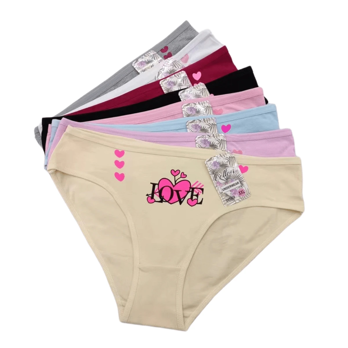 paquete 12 pantis económicos mujer tallas surtidas - Multicolor - Ver 1