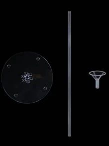 1 giá đỡ bóng bay bằng nhựa, giá đỡ bóng bay trong suốt tối giản cho gia đình - Trong sáng - Xem 4