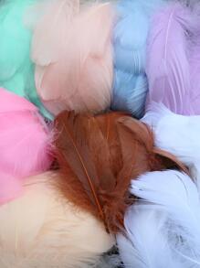 100入组羽毛設計禮品包裝紙，家用極簡樸素禮品包裝紙 - 藍色 - 查看 5