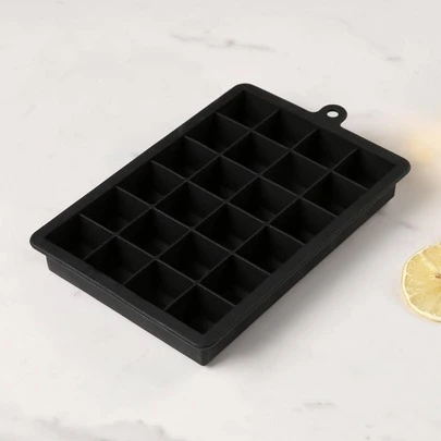 1入組矽膠冰極簡素色多格冰塊模具