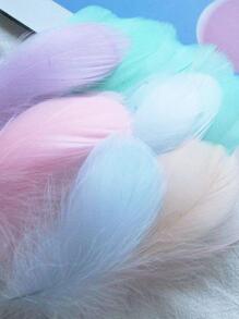 100 pièces Remplissage de boîte-cadeau à motif de plumes