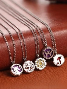 1 Bông Sen Thời Trang Trang Trí Vòng Vòng Cổ Có Hương Thơm Dành Cho Nữ Trang Trí Hàng Ngày - M - Xem 4