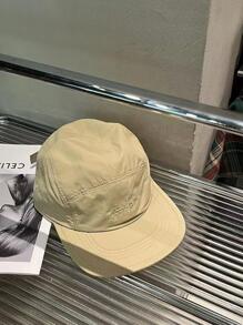 DSGAI 男士字母圖案棒球帽 - 卡其色 - 查看 1