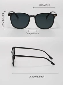3pairs Women Square & Round Frame Fashionable Sunglasses Goggles For Outdoor Travel Or Beach & Club Parties Sunglasses Beach Sun Glasses Beach Accessories For Women Sun Glasses Sunglasses Shades Basics And Suit For Sweater Jeans Sweatpants Hoodie Jackets Dress And Long Sleeve Shirt Fashionable Shade Elegant Outfit Family Outings Travel Vacation Holiday - 黑色 - 查看 5