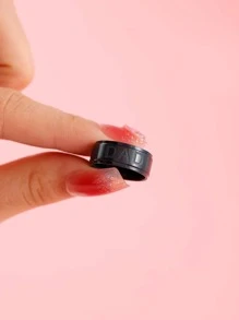 Men Letter Detail Ring - Multicolor - View 2