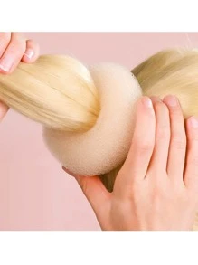 Bộ phụ kiện tóc thời trang màu trơn 32 món cho nữ để trang trí tóc - Vàng - Xem 2