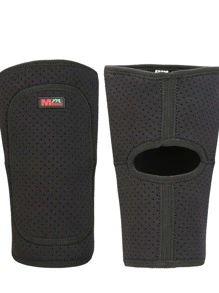 1入組字母貼飾透氣加厚膝蓋墊 - 黑色 - 查看 2