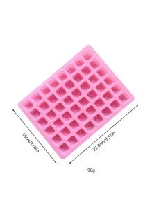 1 pieza Molde de silicona de bricolaje con diseño de letra - Rosa - Ver 3