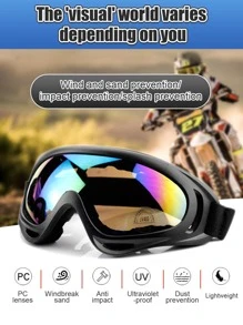 Outdoor Riding X400 Glasses Ski Goggles Cycling Motorcycle Sports Windproof Goggles Glasses - Multicolor - View 1