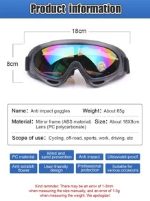 Outdoor Riding X400 Glasses Ski Goggles Cycling Motorcycle Sports Windproof Goggles Glasses - Multicolor - View 2