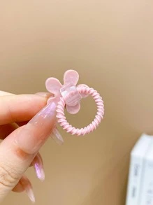 30 cái Trang trí hoa cho bé gái Dây buộc tóc dễ thương để trang trí tóc - Nhiều màu - Xem 3