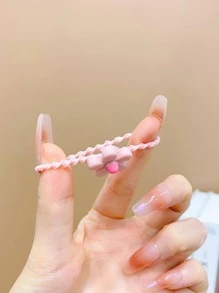 30 cái Trang trí hoa cho bé gái Dây buộc tóc dễ thương để trang trí tóc - Nhiều màu - Xem 4