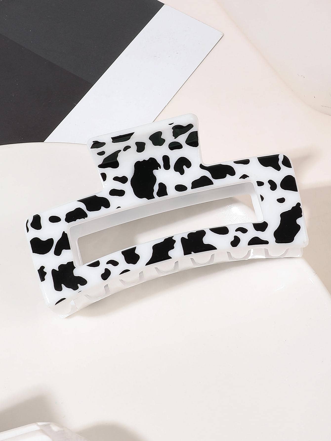 1 cái phụ nữ mô hình bò hình chữ nhật vuốt tóc thời trang để trang trí tóc - Nhiều màu - Xem 1