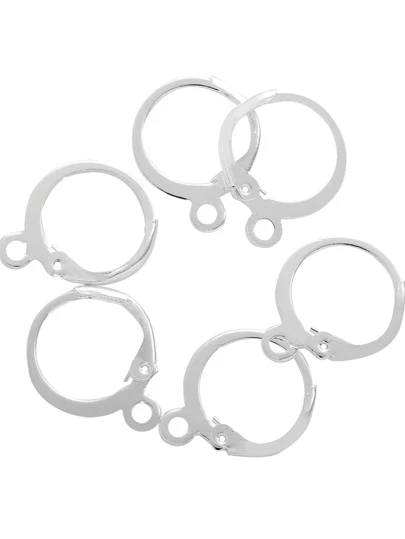 yuenz 30入組/套休閒圓形DIY耳環配件適合女士DIY首飾製作