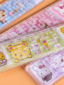 1pc Random Cartoon Graphic Ruler,Rulers - Multicolor - View 2
