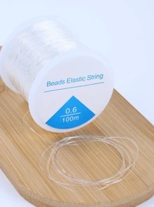 100m/Roll 0.6mm DIY Jewelry Accessory Wire - Clear - View 3