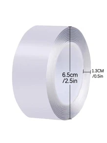 1roll Clear Double-sided Tape - Clear - View 3