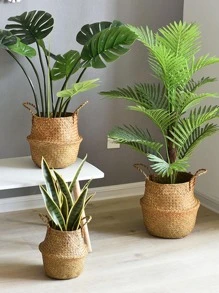 1 szt. Tkany wazon na kwiaty - Burzowy niebieski - Zobacz 2