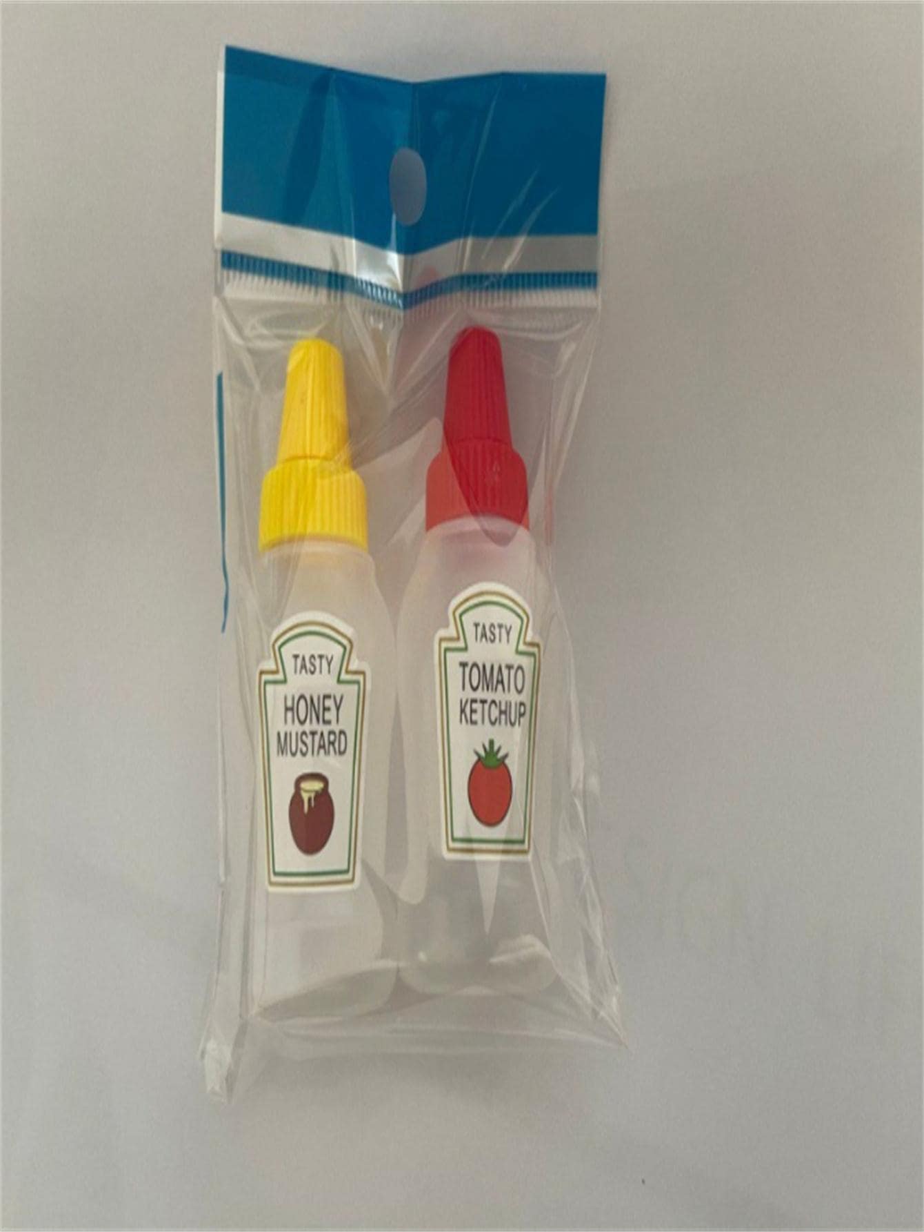 2入組迷你醬汁擠壓瓶 - 彩色 - 查看 1