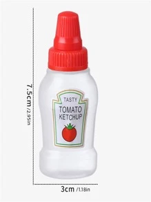 2入組迷你醬汁擠壓瓶 - 彩色 - 查看 3