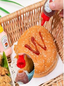 2入組迷你醬汁擠壓瓶 - 彩色 - 查看 2