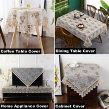Lace Embroidery Table Cloth Dining Room Decor Table Cover for Home Wedding Banquet Party Table Cloths Furniture Cover Decorative Tablecloth