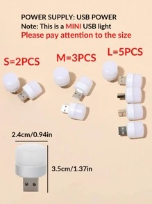 1 bộ đèn ngủ bằng nhựa, đèn ngủ LED hiện đại cho gia đình - Hồng - Xem 9