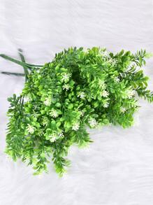 1pc Artificial Potted Plant, Simple Mini Fake Potted Succulents For Desk, Home Decoration - Green - View 5